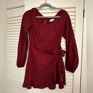 Maroon princess Polly dress, size 6